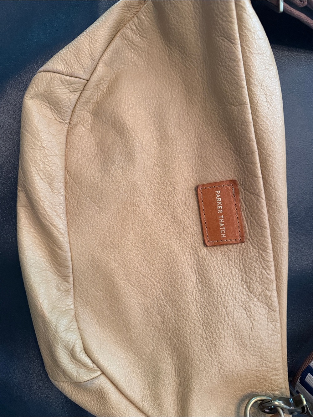 Parker Thatch Cross Your Heart Sling in Butterscotch & Modernist strap - Picture 7 of 7